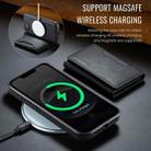 For iPhone 16e DG.MING MAGKING-K2 Series MagSafe RFID Card Bag Detachable Phone Case(Black) - 3