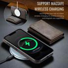 For iPhone 16e DG.MING MAGKING-K2 Series MagSafe RFID Card Bag Detachable Phone Case(Coffee) - 3