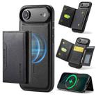 For iPhone 17 Air MAGKING K2 Series MagSafe RFID Card Bag Detachable Phone Case(Black) - 1