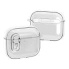 For AirPods 4 Ice Crystals Shockproof Earphone Protective Case(Transparent) - 1