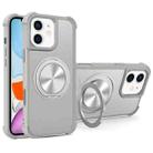 For iPhone 11 CD Texture 360 Degree Rotating Holder MagSafe Phone Case(Grey) - 1