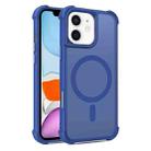 For iPhone 11 Skin Feel MagSafe Phone Case(Blue) - 1