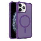 For iPhone 11 Pro Max Skin Feel MagSafe Phone Case(Purple) - 1