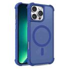 For iPhone 13 Pro Max Skin Feel MagSafe Phone Case(Blue) - 1