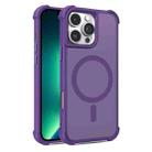 For iPhone 13 Pro Max Skin Feel MagSafe Phone Case(Purple) - 1
