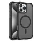 For iPhone 15 Pro Max Skin Feel MagSafe Phone Case(Black) - 1