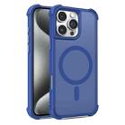 For iPhone 15 Pro Max Skin Feel MagSafe Phone Case(Blue) - 1