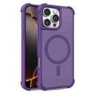 For iPhone 16 Pro Skin Feel MagSafe Phone Case(Purple) - 1