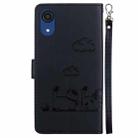 For Samsung Galaxy A03 Core Cute Cats RFID Leather Phone Case(Black) - 3