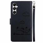 For Samsung Galaxy A05s Cute Cats RFID Leather Phone Case(Black) - 3
