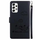 For Samsung Galaxy A33 5G Cute Cats RFID Leather Phone Case(Black) - 3