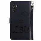 For Samsung Galaxy A54 5G Cute Cats RFID Leather Phone Case(Black) - 3