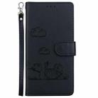 For Samsung Galaxy A26 5G Cute Cats RFID Leather Phone Case(Black) - 2