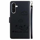 For Samsung Galaxy A26 5G Cute Cats RFID Leather Phone Case(Black) - 3