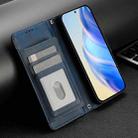 For Motorola Moto G Power 2022 Multi-Card Slots Zipper Wallet Leather Phone Case(Blue) - 2