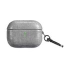 For AirPods Pro 2 Crocodile Texture Earphone Protective Case(Grey) - 1