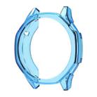 For Huawei Watch GT 5 46mm Half Coverage Hollow TPU Watch Protective Case(Transparent Blue) - 1