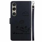 For Sony Xperia 1 VI Cute Cats RFID Leather Phone Case(Black) - 3