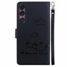 For Sony Xperia 1 VII Cute Cats RFID Leather Phone Case(Black) - 3