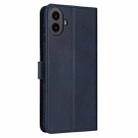 For Nothing CMF Phone 1 Solid Calf Texture Flip Leather Phone Case(Dark Blue) - 3