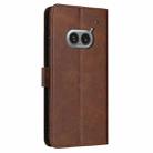 For Nothing Phone 2a / 2a Plus Solid Calf Texture Flip Leather Phone Case(Brown) - 3