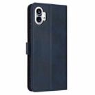 For Nothing Phone 1 Solid Calf Texture Flip Leather Phone Case(Dark Blue) - 3