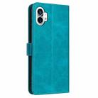 For Nothing Phone 2 Solid Calf Texture Flip Leather Phone Case(Green) - 3