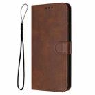 For Nothing Phone 2 Solid Calf Texture Flip Leather Phone Case(Brown) - 2