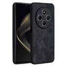 For Xiaomi Poco C75 AZNS 3D Embossed Skin Feel Phone Case(Black) - 1