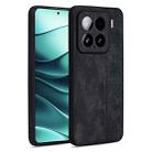 For Xiaomi 15 AZNS 3D Embossed Skin Feel Phone Case(Black) - 1