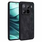 For Xiaomi 15 Pro AZNS 3D Embossed Skin Feel Phone Case(Black) - 1