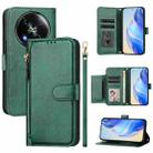 For Itel RS4 S666LN Multi-Card Slots Zipper Wallet Leather Phone Case(Green) - 1