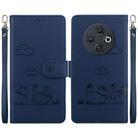 For Tecno Spark 30C Cute Cats RFID Leather Phone Case(Blue) - 1