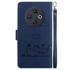 For Tecno Spark 30C Cute Cats RFID Leather Phone Case(Blue) - 3