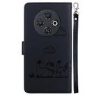 For Tecno Spark 30C Cute Cats RFID Leather Phone Case(Black) - 3