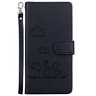For Tecno Spark Go 1 / Pop 9 Cute Cats RFID Leather Phone Case(Black) - 2