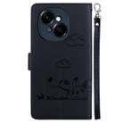 For Tecno Spark Go 1 / Pop 9 Cute Cats RFID Leather Phone Case(Black) - 3