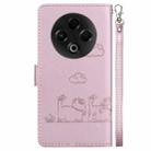 For Tecno Spark 30 4G Cute Cats RFID Leather Phone Case(Rose Gold) - 3