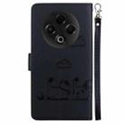 For Tecno Spark 30 4G Cute Cats RFID Leather Phone Case(Black) - 3