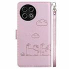For Tecno Spark 30 Pro Cute Cats RFID Leather Phone Case(Rose Gold) - 3