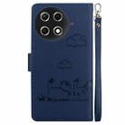 For Tecno Camon 30S / Camon 30S Pro Cute Cats RFID Leather Phone Case(Blue) - 3