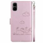 For Tecno Pop 10 / Spark Go 2 4G Cute Cats RFID Leather Phone Case(Rose Gold) - 3