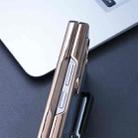 For Samsung Galaxy Z Fold6 Plating Frame PU Fold Phone Case with Pen(Black) - 3