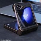 For Samsung Galaxy Z Flip6 Three Parts Cloud Dragon Pattern Fold Phone Case(Black) - 3