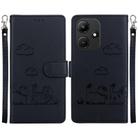 For Infinix Hot 30i Cute Cats RFID Leather Phone Case(Black) - 1