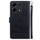 For Infinix Note 30 5G / 4G Cute Cats RFID Leather Phone Case(Black) - 3