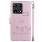 For Infinix Note 30 Pro Cute Cats RFID Leather Phone Case(Rose Gold) - 3