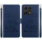 For Infinix Note 30 Pro Cute Cats RFID Leather Phone Case(Blue) - 1