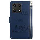 For Infinix Note 30 Pro Cute Cats RFID Leather Phone Case(Blue) - 3