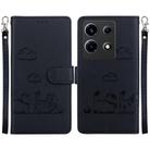 For Infinix Note 30 VIP Cute Cats RFID Leather Phone Case(Black) - 1